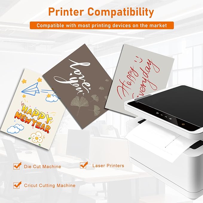 28 Sheets Silver Shimmer Cardstock 8.5 x 11 Craft Paper, 92lb Premium Glossy Grey Paper Card Stock for Wedding, Scrapbooking, Business Cards, Making Cards, Menus-DeskLoop Office