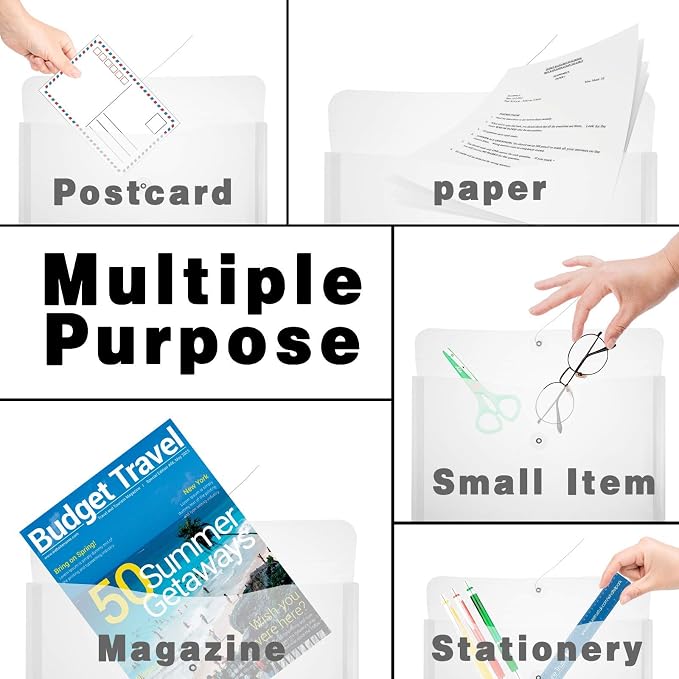 Yoeejob Plastic Envelopes Legal Size - Image 6