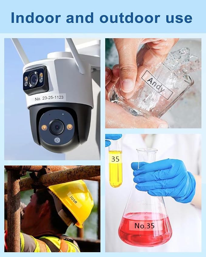 Clear Label Maker Tape Refill Compatible with Brother TZe-131 TZe131 TZe TZ Tape 12mm 0.47 Laminated Clear 1/2'' x 26.2' Black on Clear P Touch Label Tape for PT-D210 PTD220 PT-H110 PT-D600, 5 Pack-DeskLoop Office