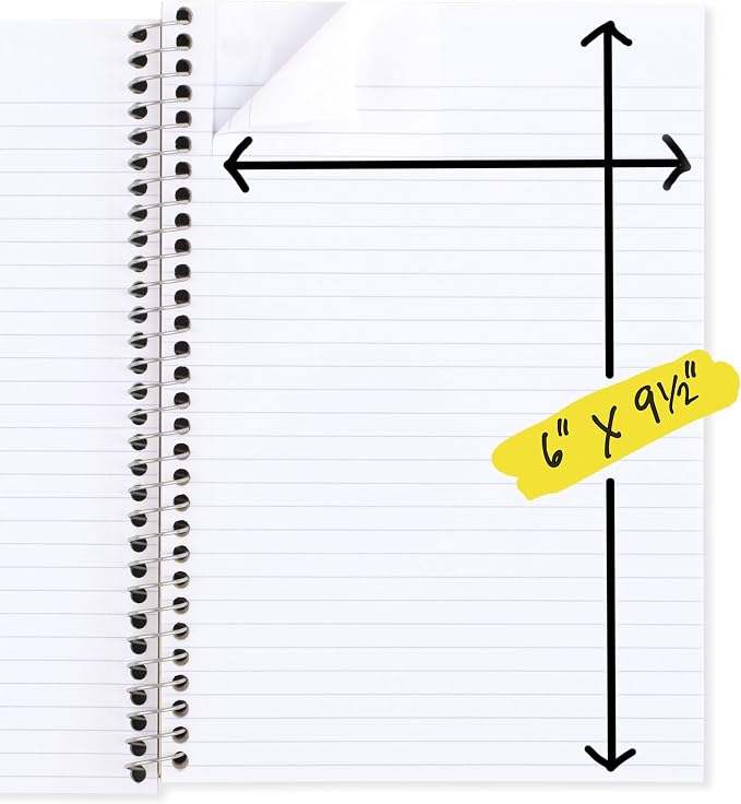 Five Star Spiral Notebook, 2 Subject, College Ruled Paper, 80 Sheets, Fights - Image 9