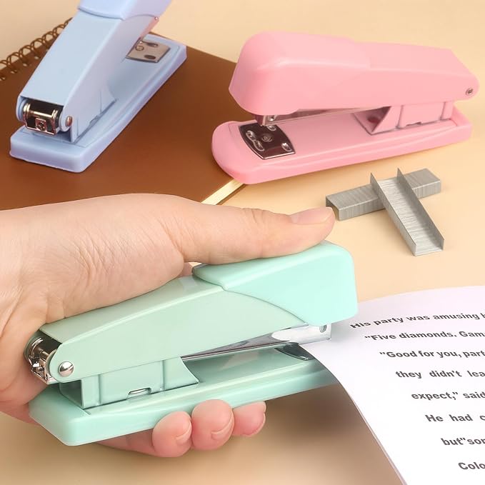 Tamaki Stapler, Office Stapler, Staplers for Desk(Green)-DeskLoop Office