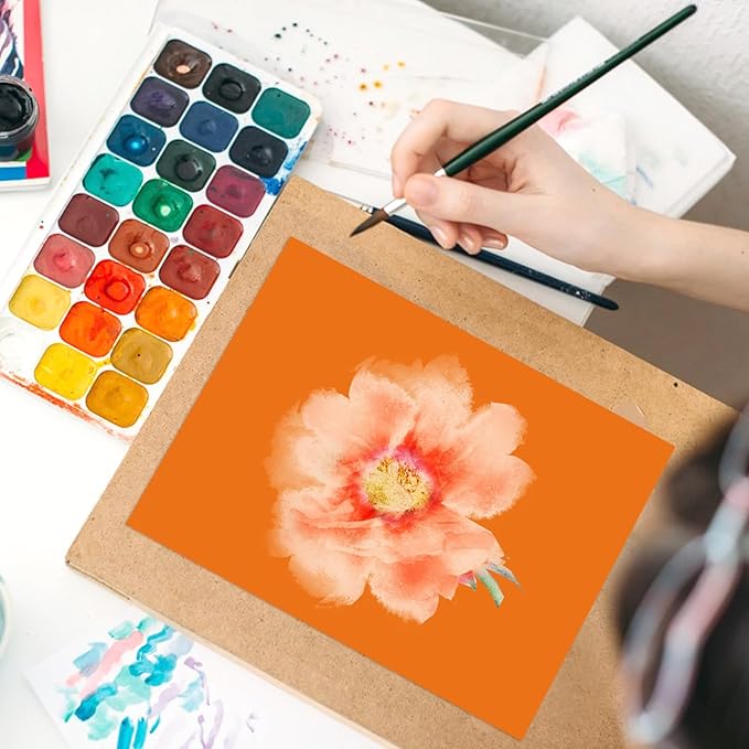 OcePor 50 Sheets Orange Cardstock Paper, Colored Printer Paper 8.5 x 11, Thick Construction for Cards Making, Scrapbook,Office Printing, Invitations, Certificates,DIY Crafting 92 lb/250gsm-DeskLoop Office