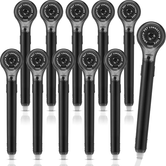 10 Pack Correction Tape Pen Correctional Ink Tape Push Pull Protective, Easy to Use Applicator for School Office Supplies, 0.2 x 236 Inch(Black Color)-DeskLoop Office