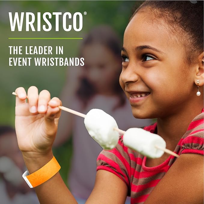 100 WristCo Tyvek Wristbands for Events – 10-Color Variety Pack – Tamper-Proof Design Prevents Reuse – Premium-Grade Bracelets for Hospital & Medical ID, Party, VIP Identification
