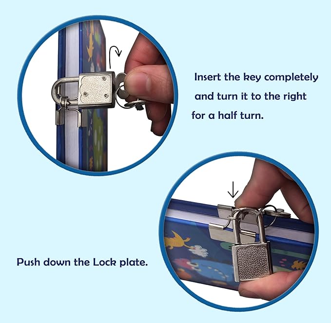 Boys Diary with Lock for Kids, 7x5.25 Inches 160 Lined Pages Secret Blue Dinosaur Notebook for Kids Journal with Lock for Boys Pre School Writing Drawing Cute Kids Gifts for Birthday-DeskLoop Office