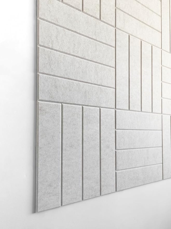 DECORITA Felt Bulletin Board Tiles | Modern Cork Board Alternative | Large Cork - Image 4