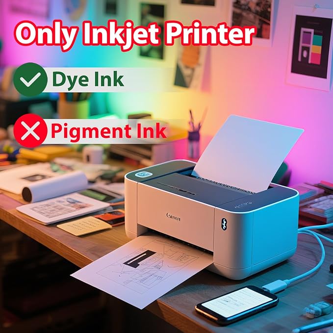 Uinkit 180gsm Glossy Photo Paper 11x14 Inches - 100 Sheets for Dye Ink | Quick Dry, No Smudging | Single-Sided Pro Finish, Thick 48lb No Curling-DeskLoop Office