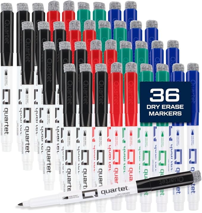 Quartet Dry Erase Markers, Fine Tip White Board Dry Erase Markers - Image 7