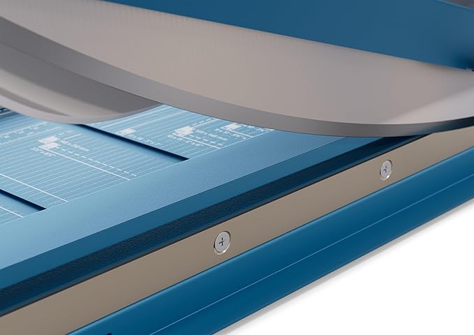 Dahle 564 Premium Guillotine Trimmer w/Laser, 14" Cut Length, 40 Sheet Capacity, Self-Sharpening, Manual Clamp, w/Safety Guard-DeskLoop Office