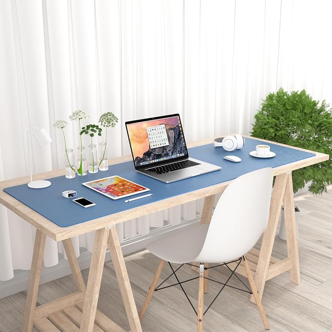 Hsurbtra Desk Pad, XXXL Extended Mouse Pad, Waterproof Desktop Blotter Protector - Image 7