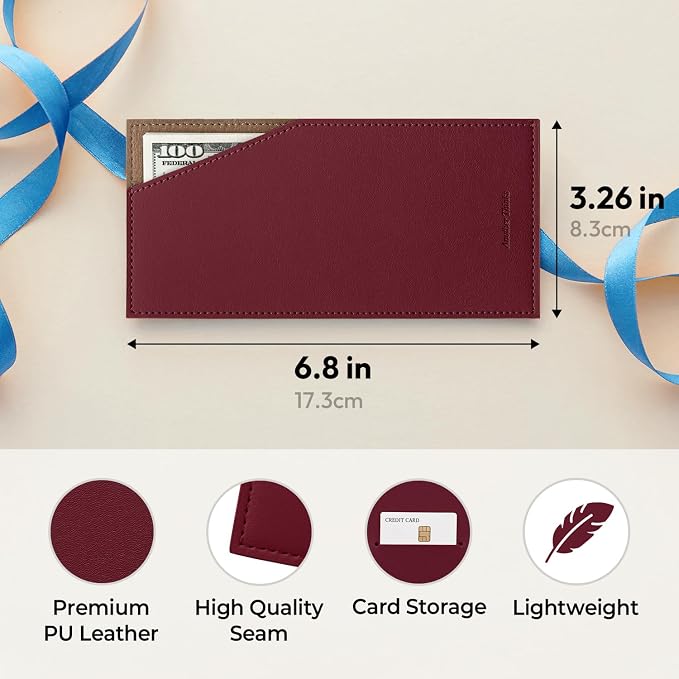 carrotez PU Leather Card and Cash Envelope - Image 7