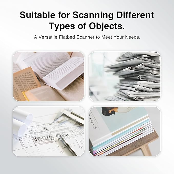 Plustek OS1180 - Flat Scanner for Graphics and Documents in A3 Format, Design Suitable for Libraries, Schools or Small Offices - Scanning A3 Documents in Approximately 9 Seconds-DeskLoop Office