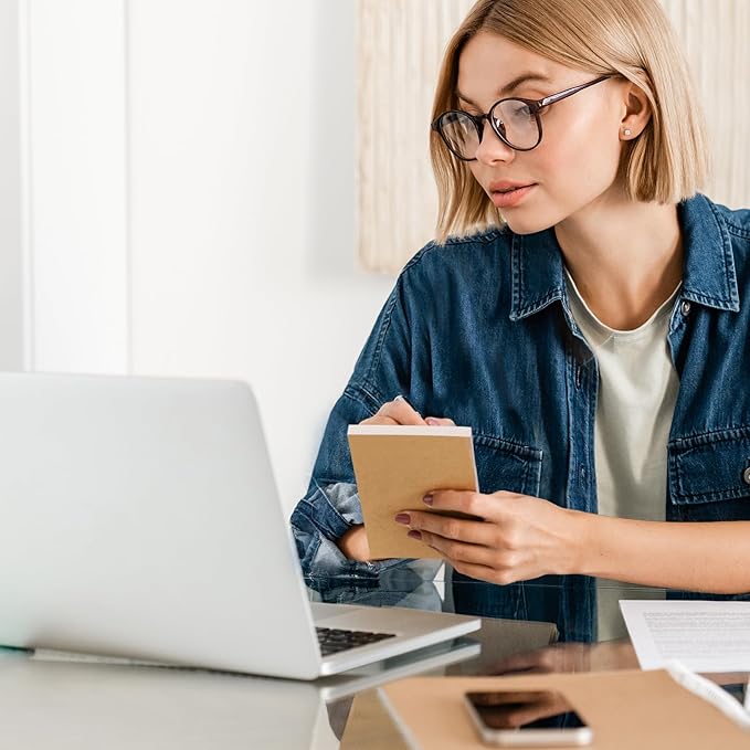 20 Pack Lined Memo Pads 4”x6” Note Pads - 100 Sheets Each Lined Paper Notepad- Small Memo Scratch Pad Writing Pads(Double Sided Printed)-DeskLoop Office