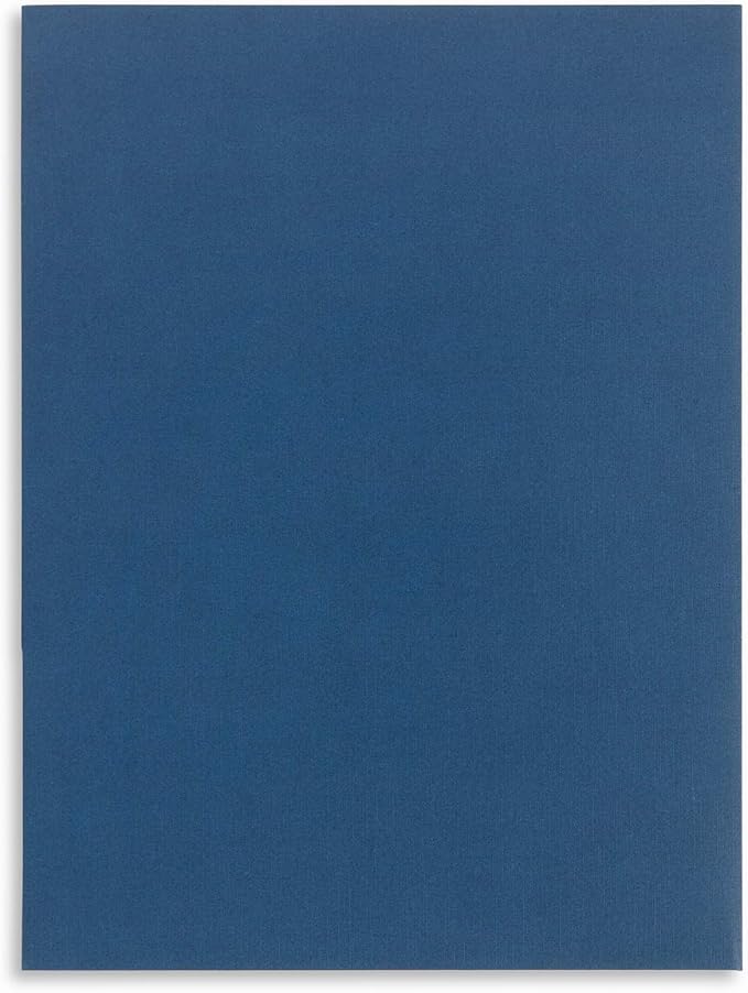 Blue Summit Supplies Tax Return Folders, Letter Size, Dark Blue, 25 Pack-DeskLoop Office