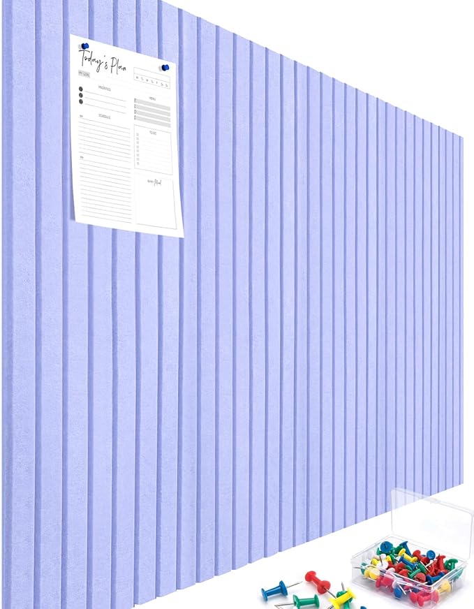 Cork Boards for Walls 48" x 36" Felt Board Alternative, 12 Pack Felt Wall Tiles Bulletin Board, Large Cork Board for Office Pin Board Tack Board Cork Boards-DeskLoop Office