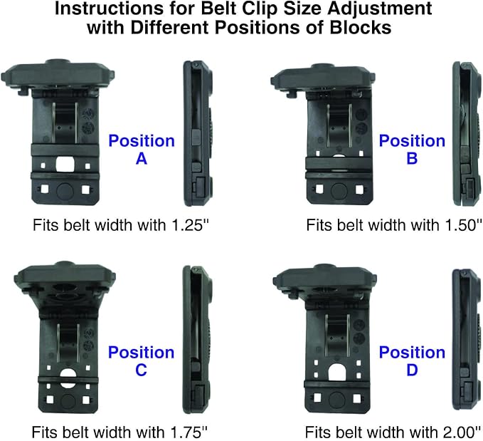OWB Polymer Double Magazine Holster Ambidextrous Carrier, Fits 9mm/.40 Calibers - Image 9