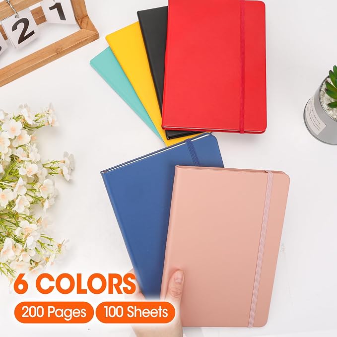 12 Pack Lined Journal Notebook for Work, 200 Pages, Medium 5.5 in x 8.3 in - Image 7