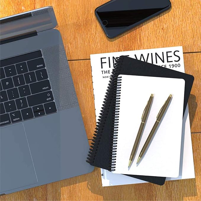 Cambond Ballpoint Pens Fancy Pens - Black Ink Bulk Pens 1.0 mm Medium Point Retractable Metal Pen Comfortable Writing for Men Women Police Uniform Office Business, 10 Pack (Champagne Gold)-DeskLoop Office