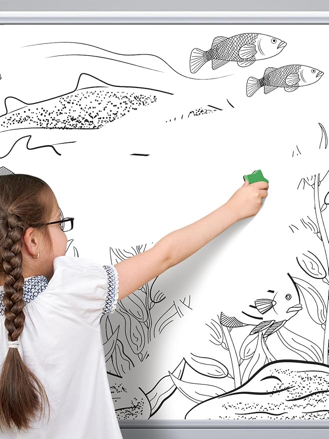 24 pcs Strong Magnetic Whiteboard Eraser - Mini Dry Erase Erasers, Small Chalkboard Cleansers Wiper for Kids and Teachers Classroom Must Haves School Supply Home and Office, Star Shaped-DeskLoop Office