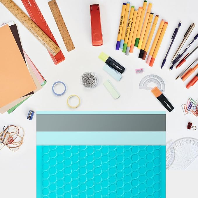 Bubble Mailers 8.5x11inch 40Pack Teal Bubble Mailers Self-Seal Padded Mailing Envelopes Bubble Opaque Padded Mailer for Small Businesses to Package and Mail Jewelry Cosmetics#2-DeskLoop Office