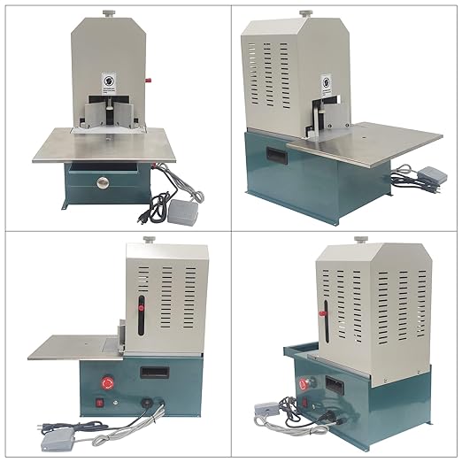 Eelectric Corner Rounder Cutter Machine, 180W Heavy Duty Paper Punch Cutter with R3 R4 R5 R6 R8 R9 R10 Seven Blades, Metal Corner Rounder Punch for Office Business Cardstock Plastic PVC-DeskLoop Office