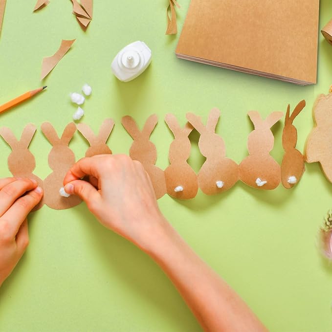 Binditek 100 Pack 12 Mil Paper Binding Covers, 230GSM (85lb), Brown Cardstock, 8.5 x 11", Kraft Paper, Un-Punched, Invitations, DIY-DeskLoop Office