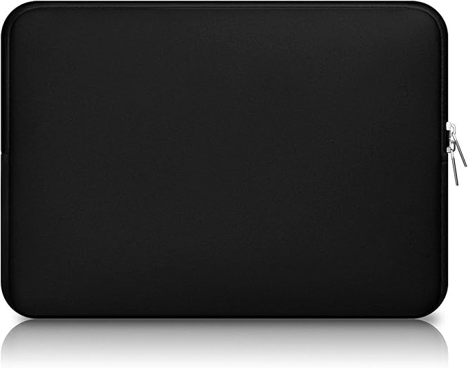 11-11.6 Inch Laptop Sleeve Case Soft Zipper Cover Carrying Bag Compatible 11.6" MacBook Air for Notebook Tablet Ultrabook Chromebook of Dell HP ThinkPad Lenovo Asus Acer Samsung (Black)