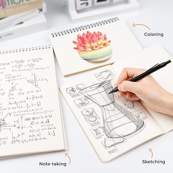 21PCS Metal Mechanical Pencil Set, Art Lead Pencil 0.3, 0.5, 0.7, 0.9, 2mm Holder(HB 2H 2B 4B Color) with 10 Tubes Graphite Lead Refills Eraser with Case for Drafting Drawing Sketching-DeskLoop Office