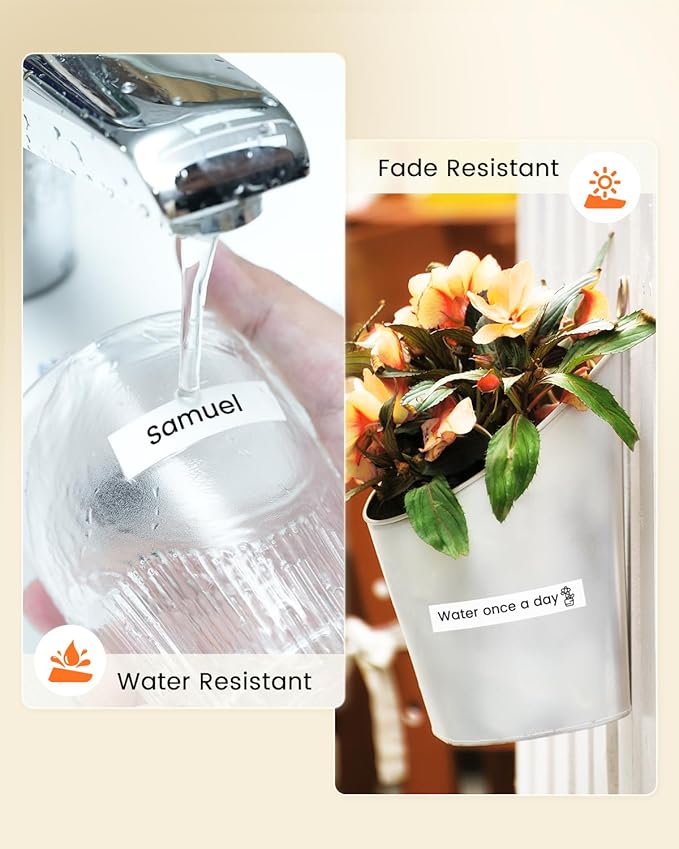 Colorty TZ Tape Compatible with Brother P-Touch Label Tape TZ TZe 12mm 0.47 Laminated White 1/2" Black on White TZe-231 TZE231 for PTH110 D210 D220 D410 D600 1090 1280 1880 2040, 20-Pack-DeskLoop Office