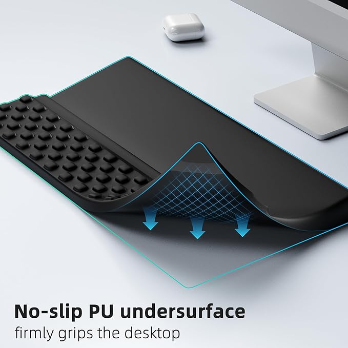 Ospelelf Keyboard Stand with Wrist Rest, Comfy Ergonomic Keyboard Riser Holder for Office Home-DeskLoop Office