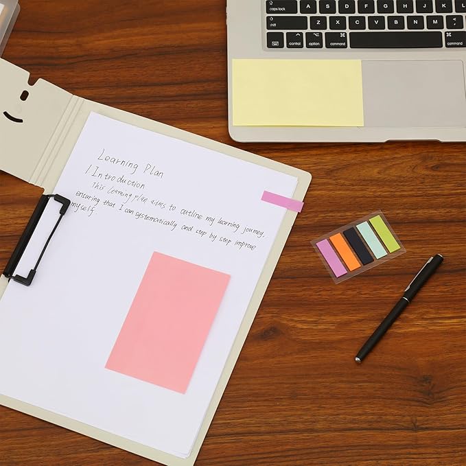 960 Sheets 3x5 Inches Large Sticky Notes,Self-Stick Post Stickies Colorful Super Sticking Power Memo Pads for Teacher Supply,School and Office-DeskLoop Office