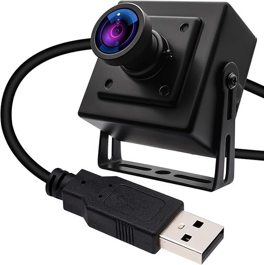 ELP Global Shutter USB Camera - Wide Angle Webcam for Computer & Laser Engraver - 1080P, 90fps, 120 Low Distortion Lens-DeskLoop Office