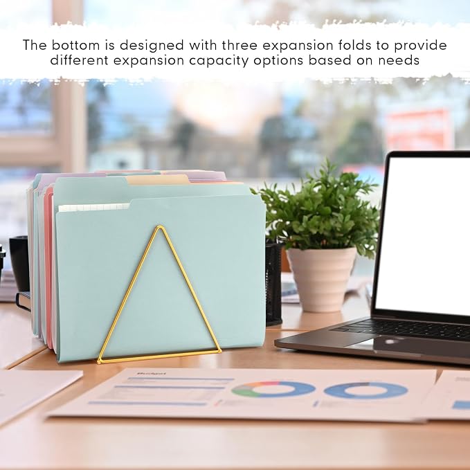 24 Pcs File Folders 9.5x11.6 Inch Manilla Folders Letter Size - Image 6