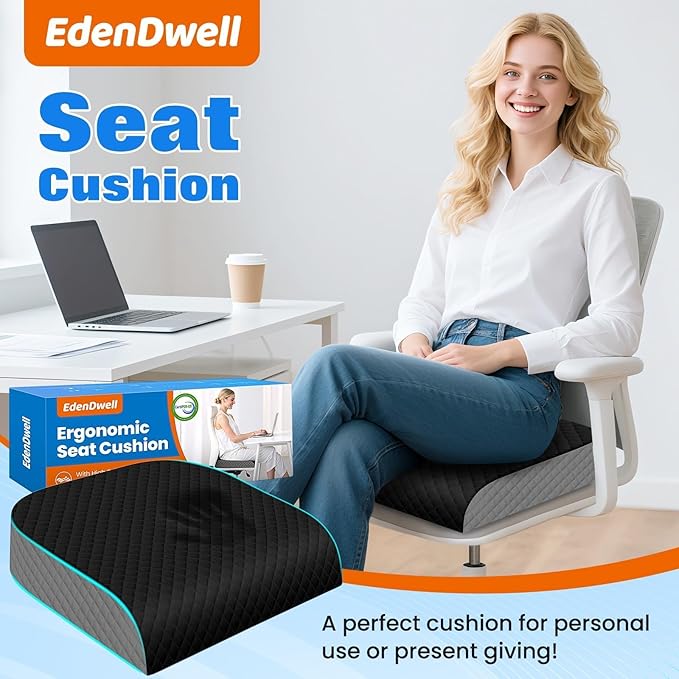 Seat Cushion for Office Chair, Memory Foam Chair Cushions, Car Seat Cushion for - Image 7