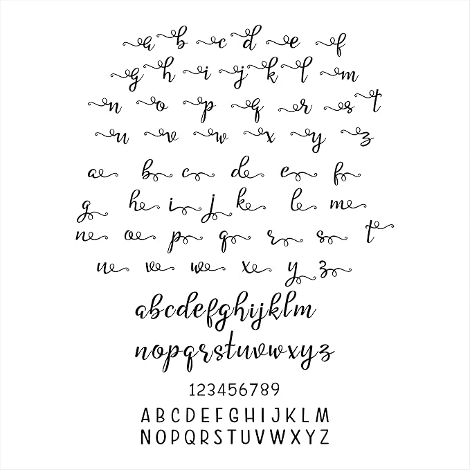 White Address Labels - Personalized Name Stickers, Custom Printed Return Mailing and Shipping Labels for Envelopes, Packages, Business, Home Use (Pretty Lowercase Script)-DeskLoop Office