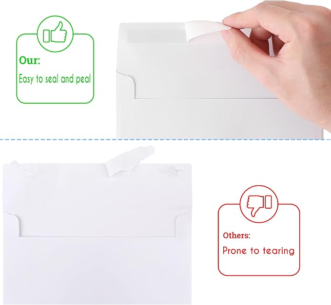 Blank Cards and Envelopes 4x6, 30 Pack White Invitation Card Stock - Image 6