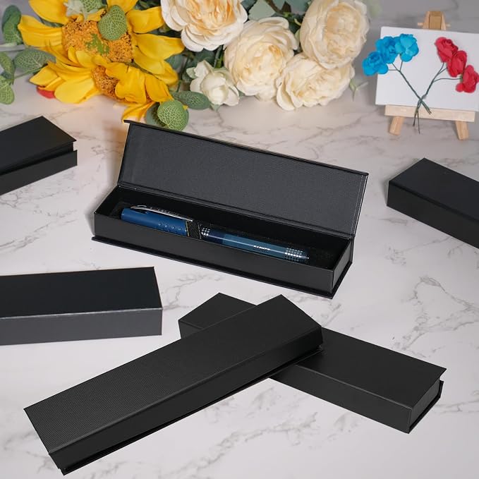 Olutacot 42 Pcs Pen Gift Boxes Empty Black Ballpoint Pen Gift Box - Image 7