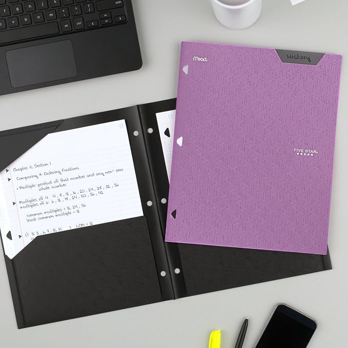 Five Star 2-Pocket Folder, Plastic Folder - Image 6