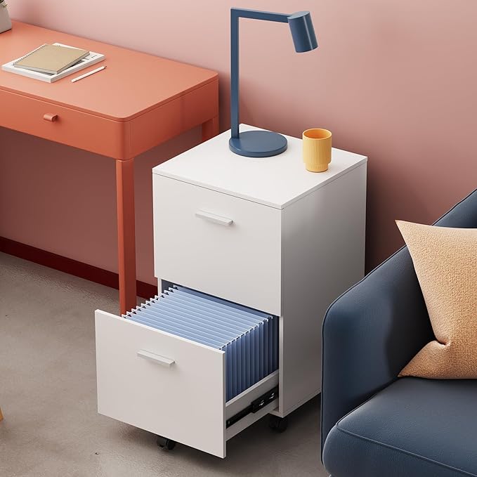 DEVAISE Wood Vertical File Cabinet-DeskLoop Office