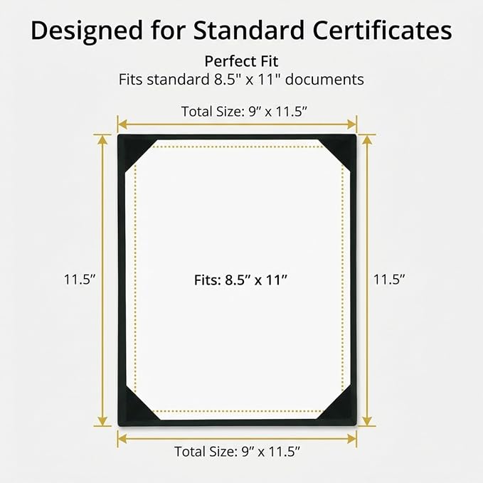 PaperDirect Black Leatherette Award Boards - Image 5