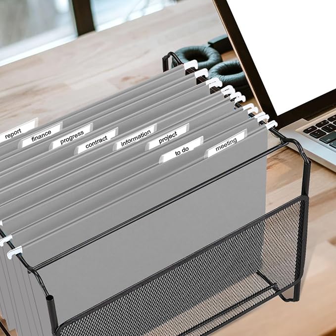 HERKKA Hanging File Folders, 30 Pack Reinforced Letter Size Hanging Folders - Image 7