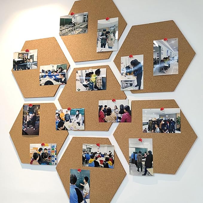 Wooden Mushroom Pushpins, 20pcs Decorative Thumbtack Cute Thumb Nails Mushroom Thumb Tacks for Home Office Classroom Photos Wall, Maps, Bulletin Board, Cork Boards Hanging Posters-DeskLoop Office