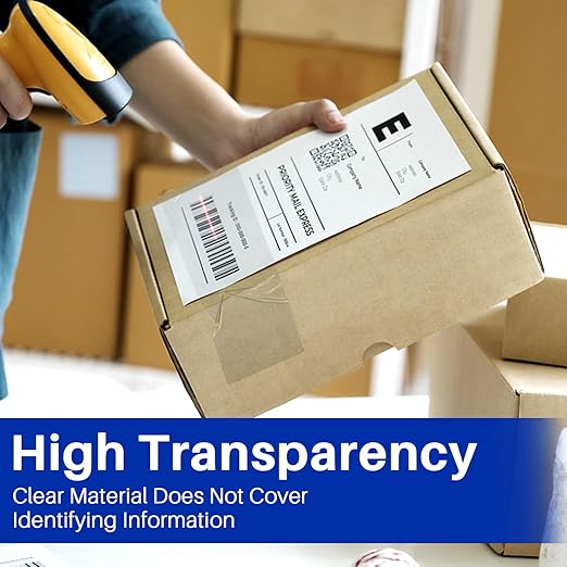 Clear Packing Tape, 18 Rolls Heavy Duty Packaging Tape with Dispensers for Packing Shipping Moving and Sealing, Thicker Packing Tape-2" x 65 Yards Per Roll, 1170 Total Yards
