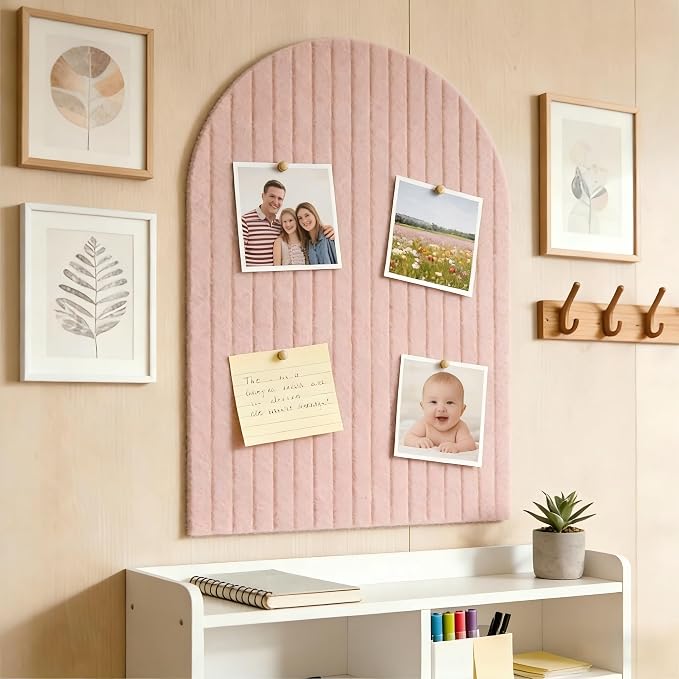 Large Arched Felt Bulletin Board, Sized 36" x 24" - Image 5