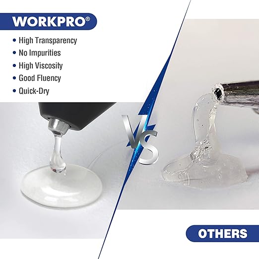 WORKPRO Full Size Hot Glue Sticks, 100-pack, 0.43x8 Inches, Compatible with Most Glue Guns, Multipurpose for DIY Art Craft General Repairs, Home Decorations and Gluing Projects-DeskLoop Office