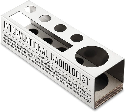 Interventional Radiologist Definition Gifts for Women, Men, Interventional Radiology Office Supplies Desk Decor Pen Pencil Holders WCC42-DeskLoop Office