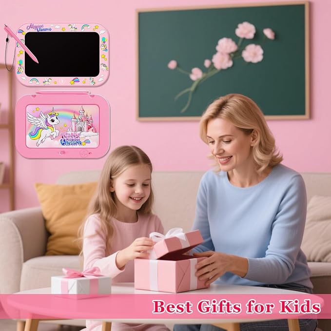 2 Pack LCD Writing Tablet for Kids, 10Inch Colorful Reusable Electronic Toddler - Image 7