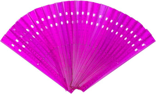 28 Pack Plastic Ruler 12 Inch Transparent Rulers - Metric Bulk for Kids School Office Classroom, Purple-DeskLoop Office