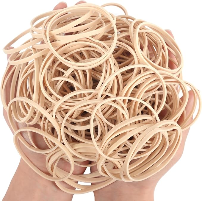 2-1/2" x 1/16'' - Size #16 - Rubber Band Depot - Everyday Bands, Business Rubber Bands - Approximately 210 Rubber Bands Per Bag - 1/8 Pound Bag-DeskLoop Office