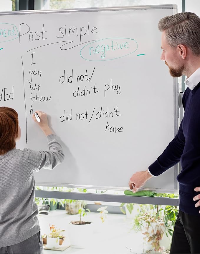 SFAIH Dry Erase Markers Chisel Tip Bulk, 144 Pack Black White Board Markers, Versatile Lines, Low Odor, 1s Quickly Dry, Perfect for School Supplies and Office-DeskLoop Office